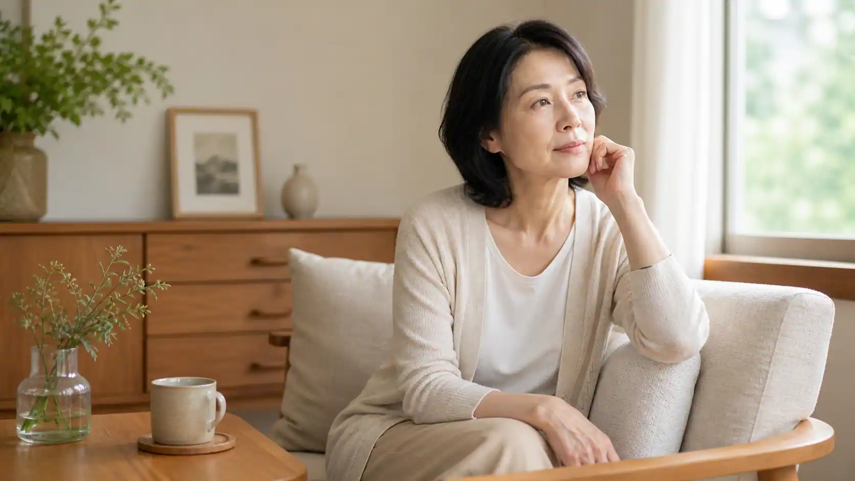 更年期の時期に医療機関へ相談した方がよい体の変化について考えている40〜60代女性