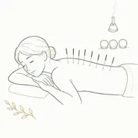 鍼やお灸などの施術イメージ