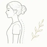 姿勢や体の状態を確認するイメージ